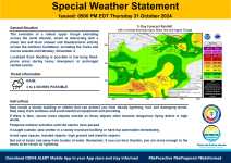 public notice: special weather statement thursday october 31st 2024